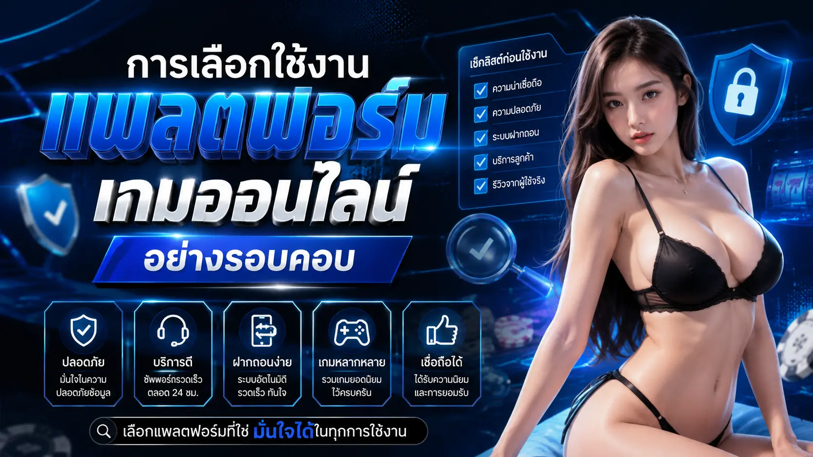 การเลือกใช้งานแพลตฟอร์มเกมออนไลน์อย่างรอบคอบ